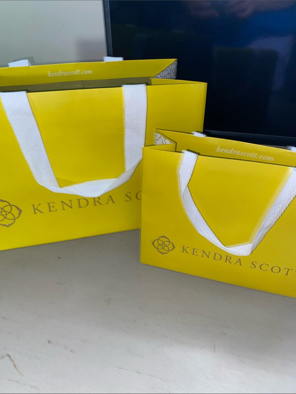 Like New Kendra Scott Bags, set of two